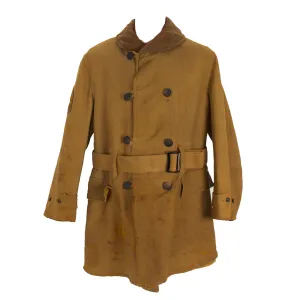 Original Rare WWI U.S. Model 1918 “Mackinaw” Coat with Engineer Sergeant’s Insignia - Large Size