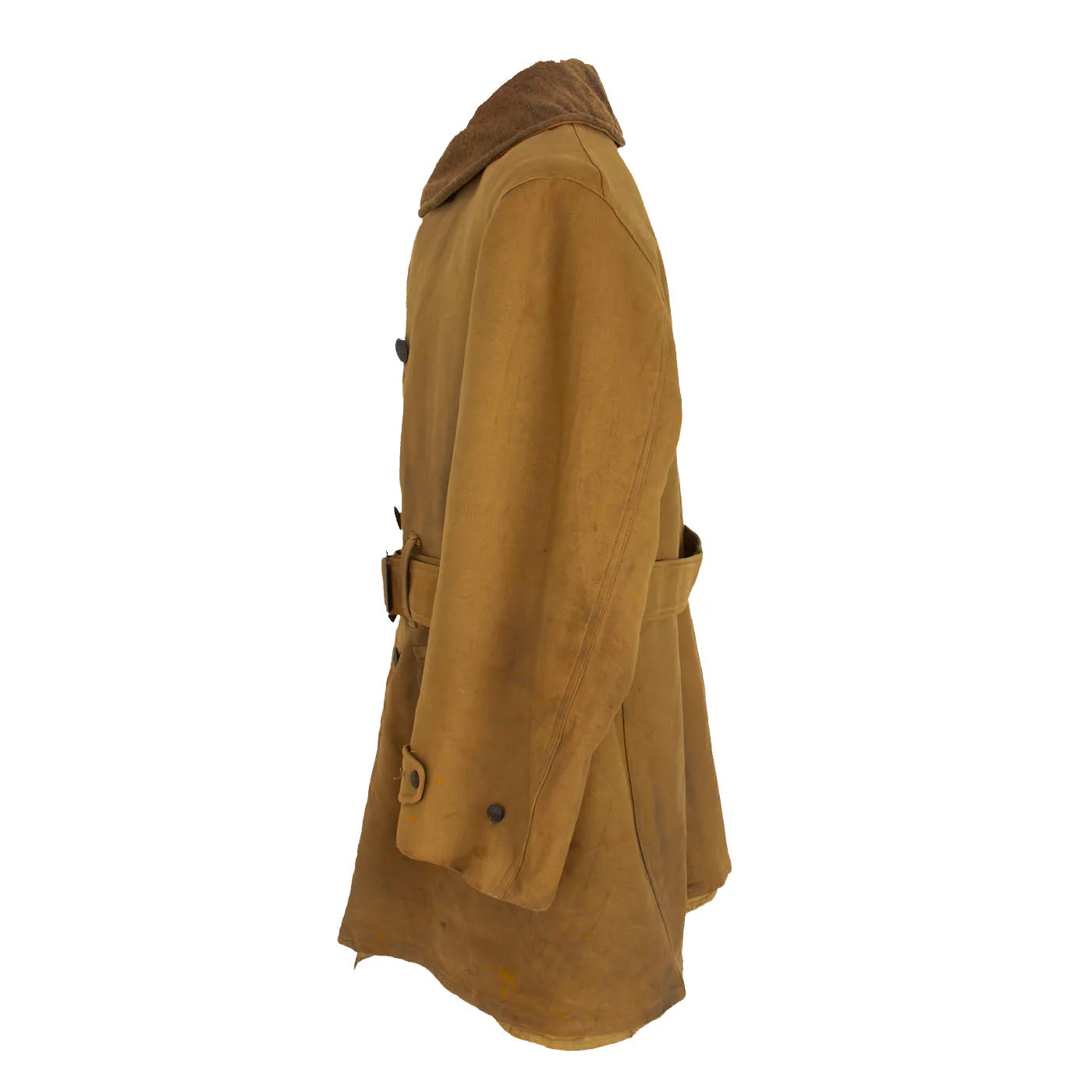 Original Rare WWI U.S. Model 1918 “Mackinaw” Coat with Engineer Sergeant’s Insignia - Large Size