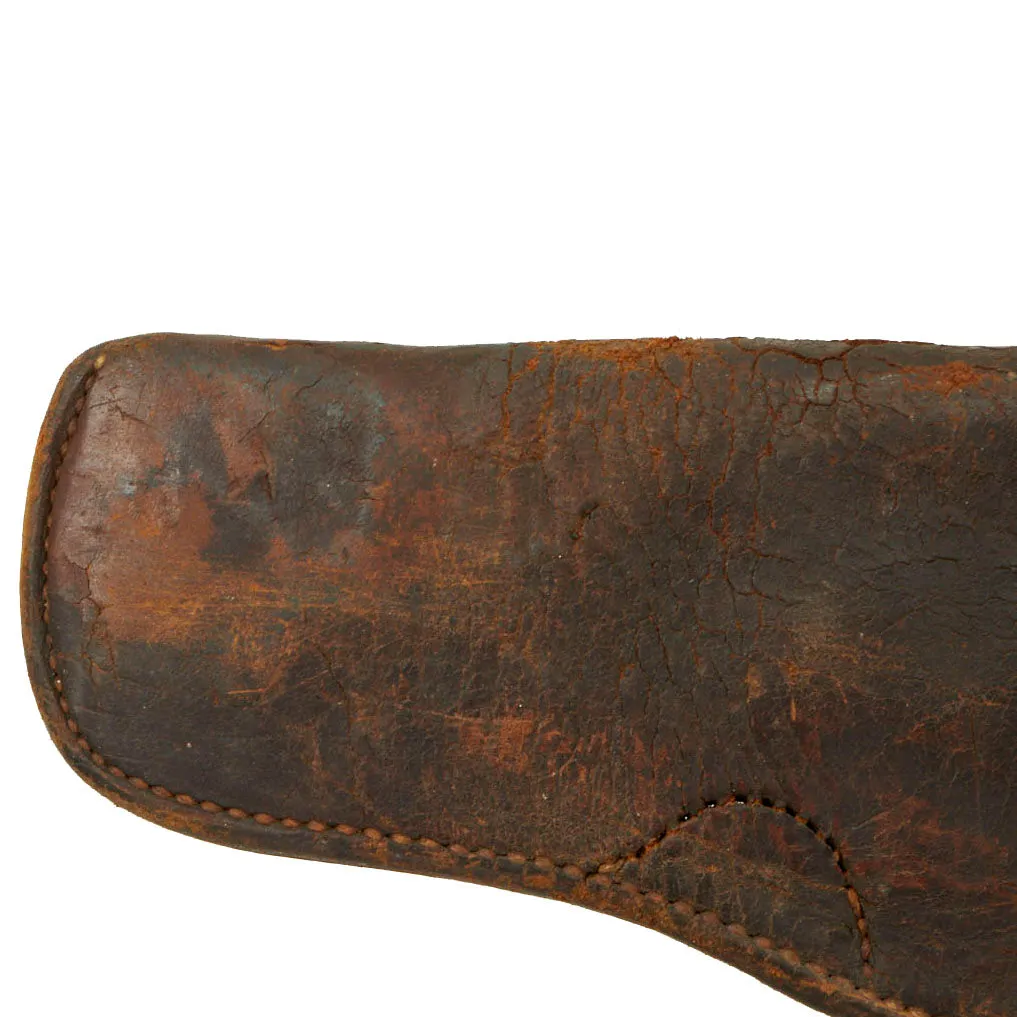 Original U.S. WWI Cavalry M1904 Rifle Saddle Scabbard For 1903 Springfield - Unit Marked