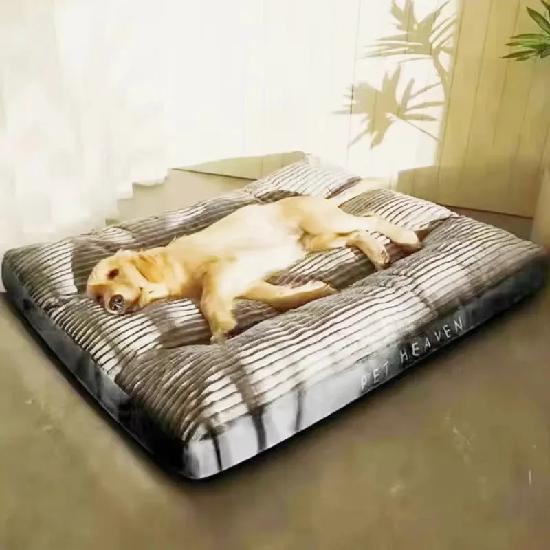 Pet Bed Winter Warm Dog Sleeping Mat Corduroy Pet Mat for Small Medium Large Dogs Removable Puppy Bed Pet Supplies