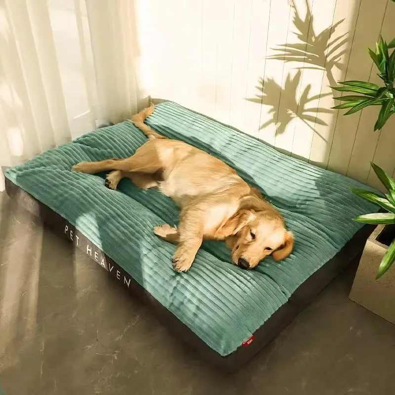 Pet Bed Winter Warm Dog Sleeping Mat Corduroy Pet Mat for Small Medium Large Dogs Removable Puppy Bed Pet Supplies