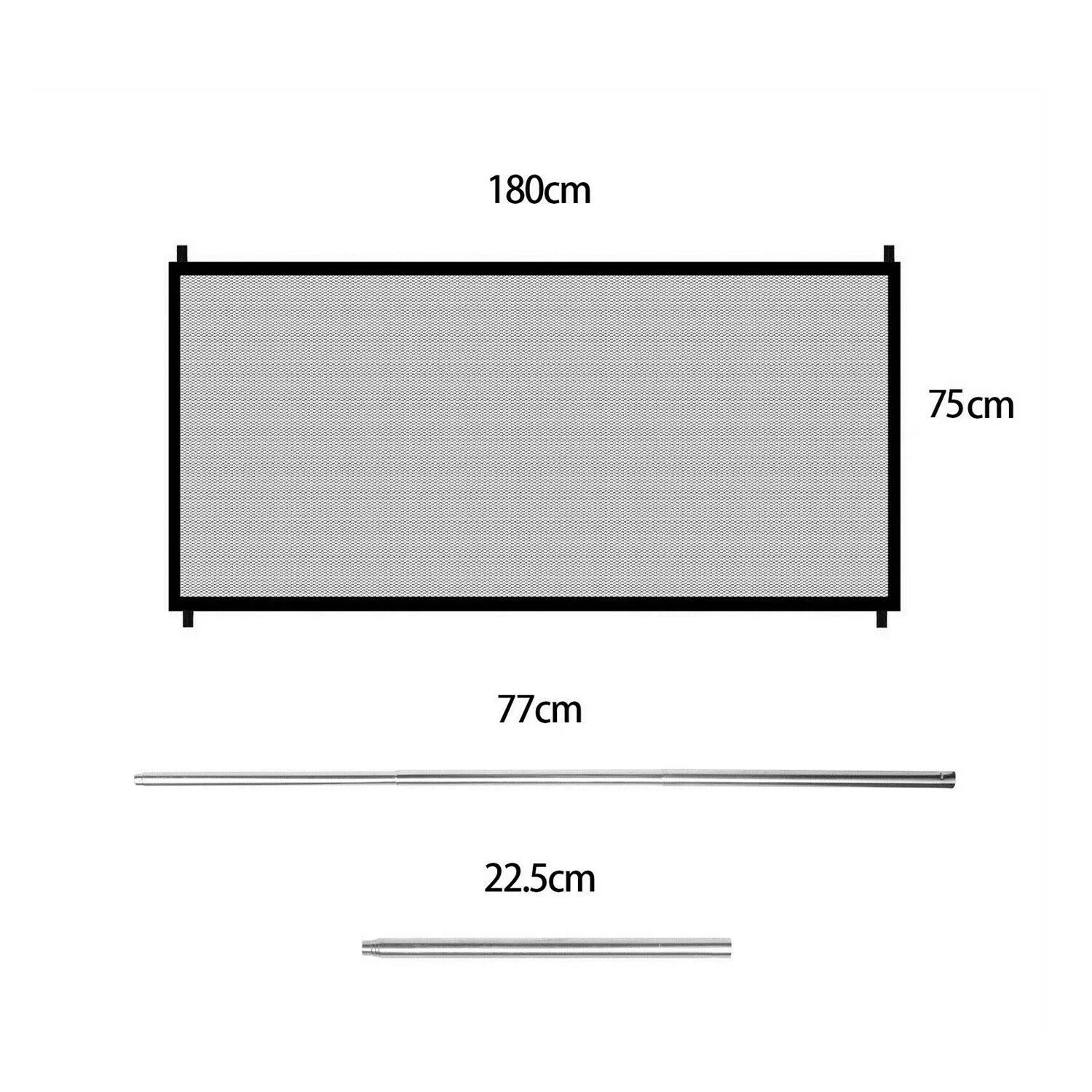 Pet Dog Fence Gate Safe Guard Dog Gate Safety Enclosure Mesh Fences Pet Supplies