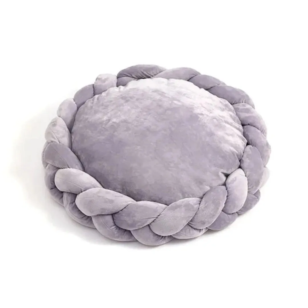 PetAffairs Warm Candy-Colored Donut Pet Bed