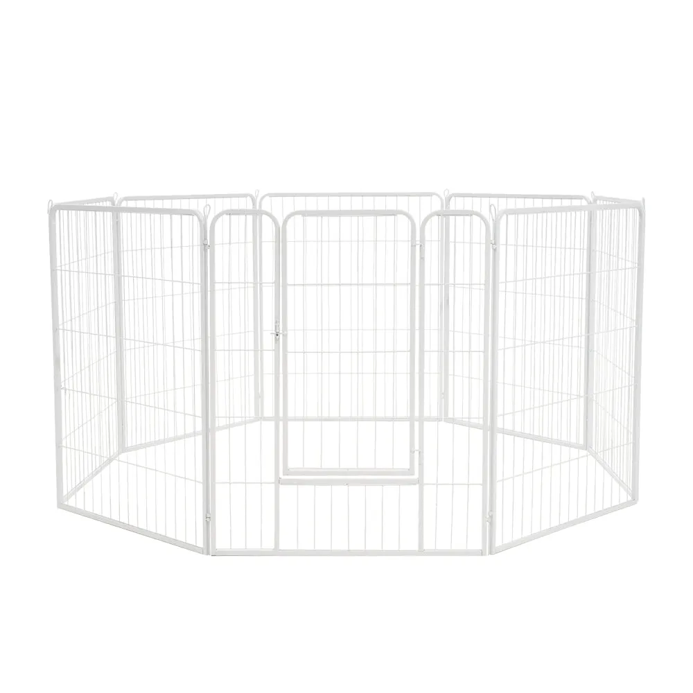 Petzly Dog 8 Panel Playpen Puppy Exercise Cage Pet Cage Enclosure