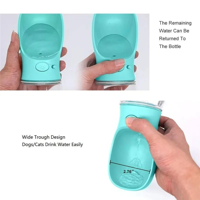 Portable Pet Dog Water Dispenser /  Bottle For Small Large Dogs Travel Puppy Cat Drinking In Car or on the go