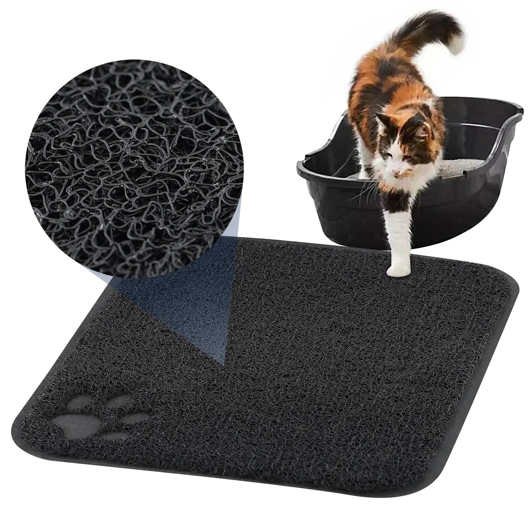 Rubber Cat Litter Mat