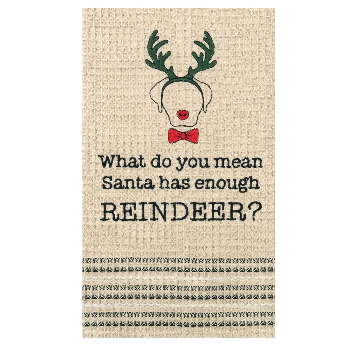 Rudolph Dish Towel