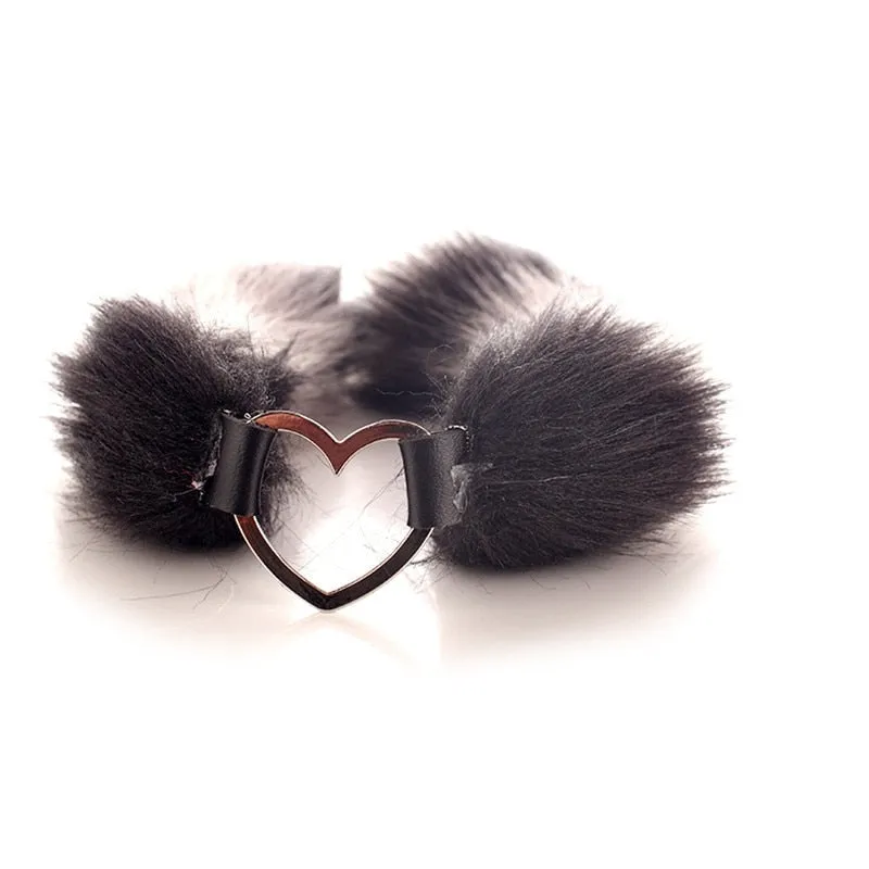 Adorable Skunky Kitten Pet Play Set with Whiskers, Tail, and Ears for Fun Dress-Up Experiences