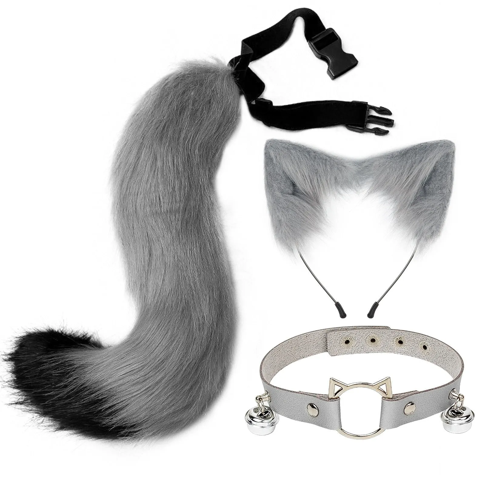 Sly Fox Tail Ear & Collar Set