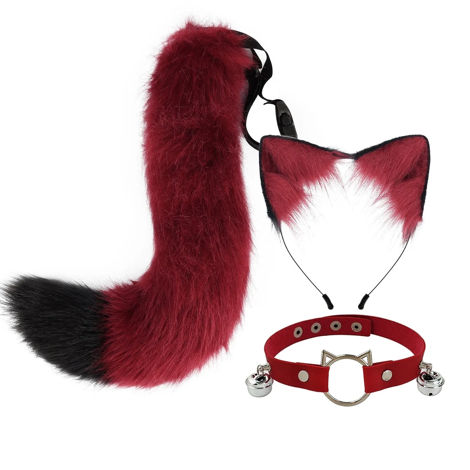 Sly Fox Tail Ear & Collar Set