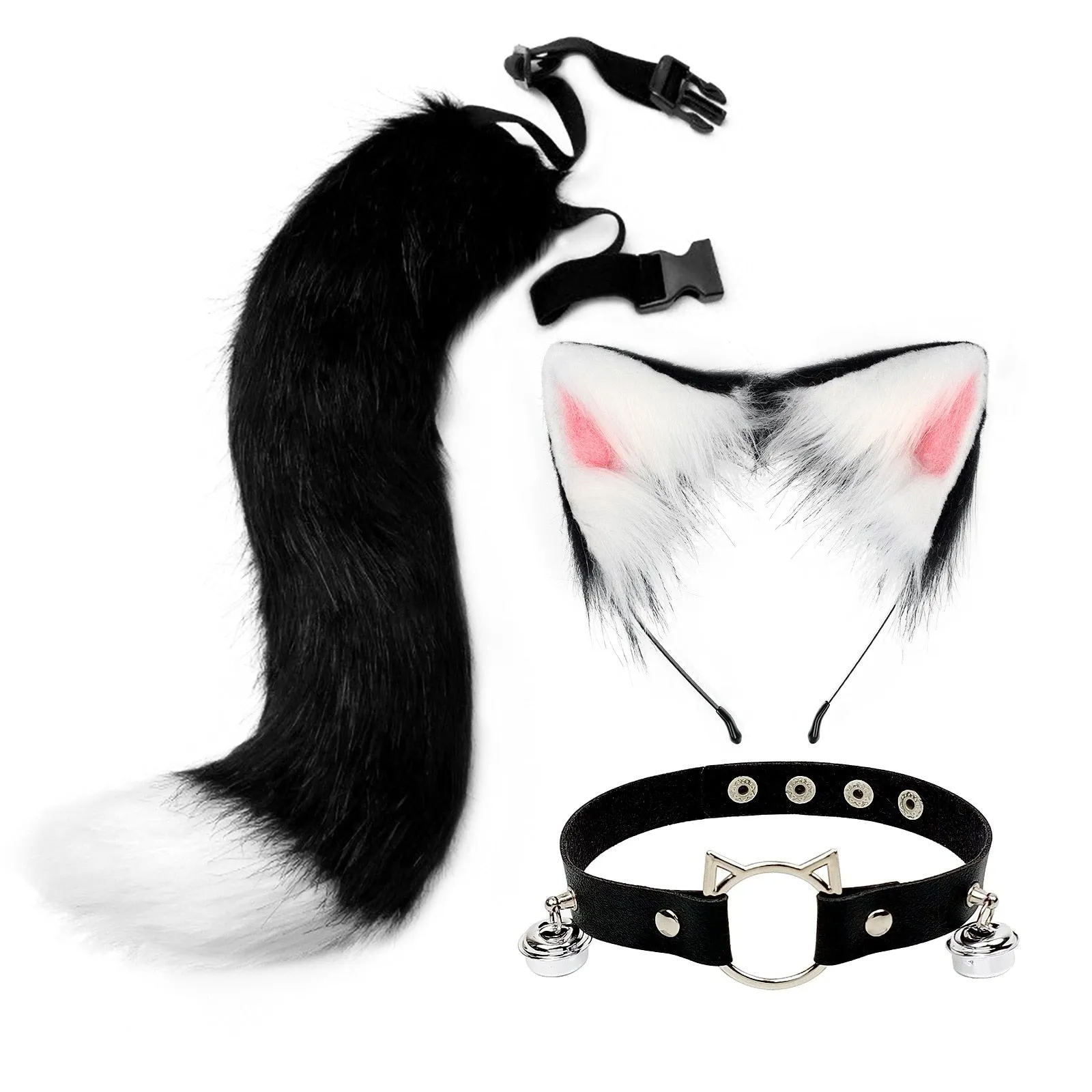 Sly Fox Tail Ear & Collar Set