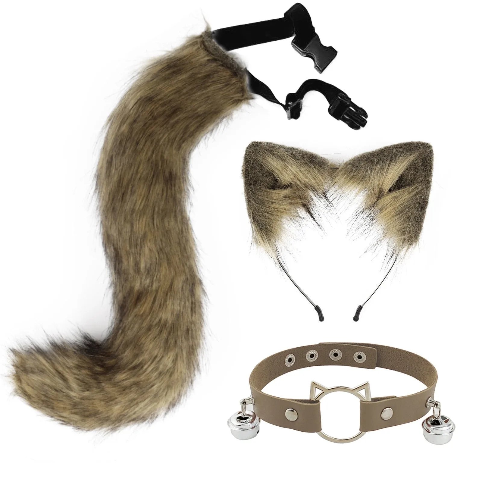 Sly Fox Tail Ear & Collar Set