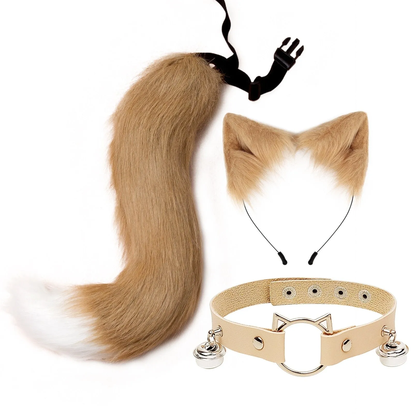 Sly Fox Tail Ear & Collar Set