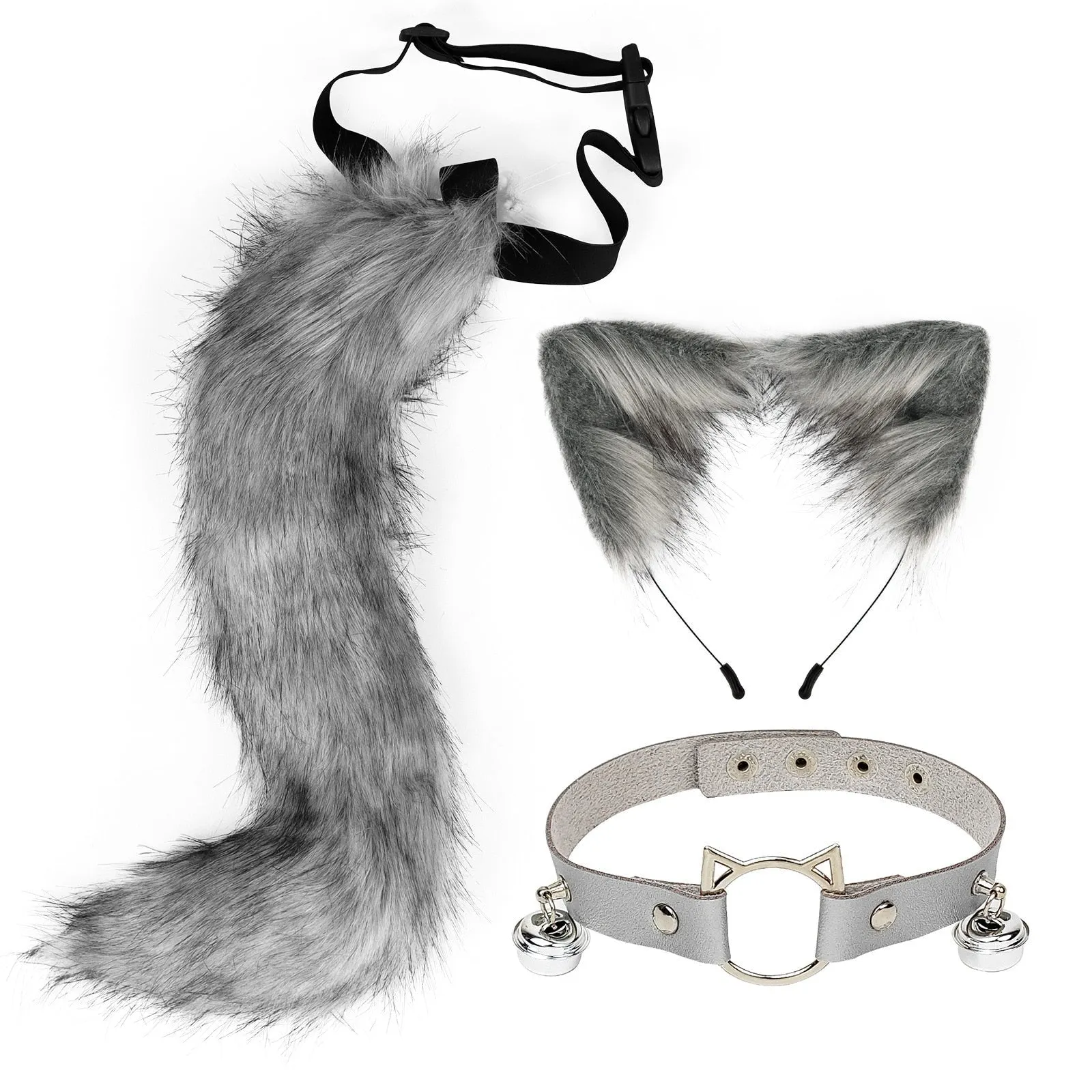 Sly Fox Tail Ear & Collar Set