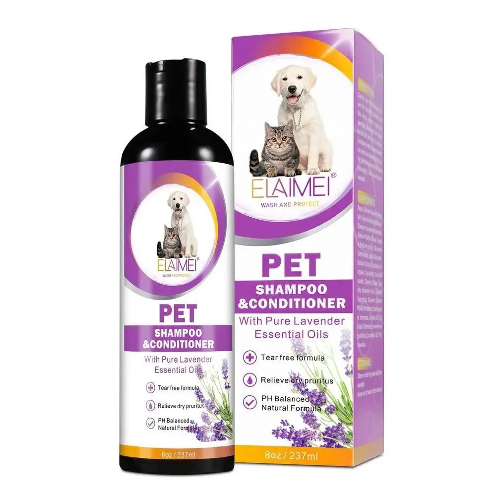 Softening Pet Shampoo Mite Dirt Removal