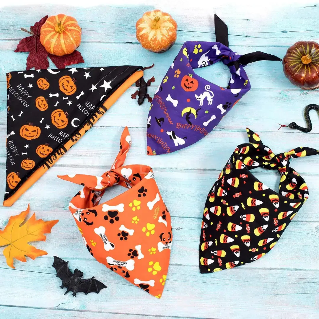 Spooky Cute Halloween Dog Bandana - Soft & Washable