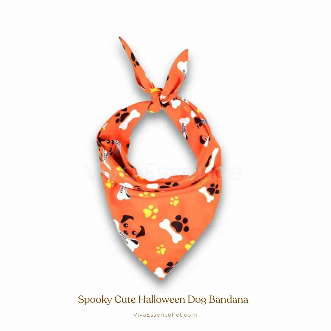 Spooky Cute Halloween Dog Bandana - Soft & Washable