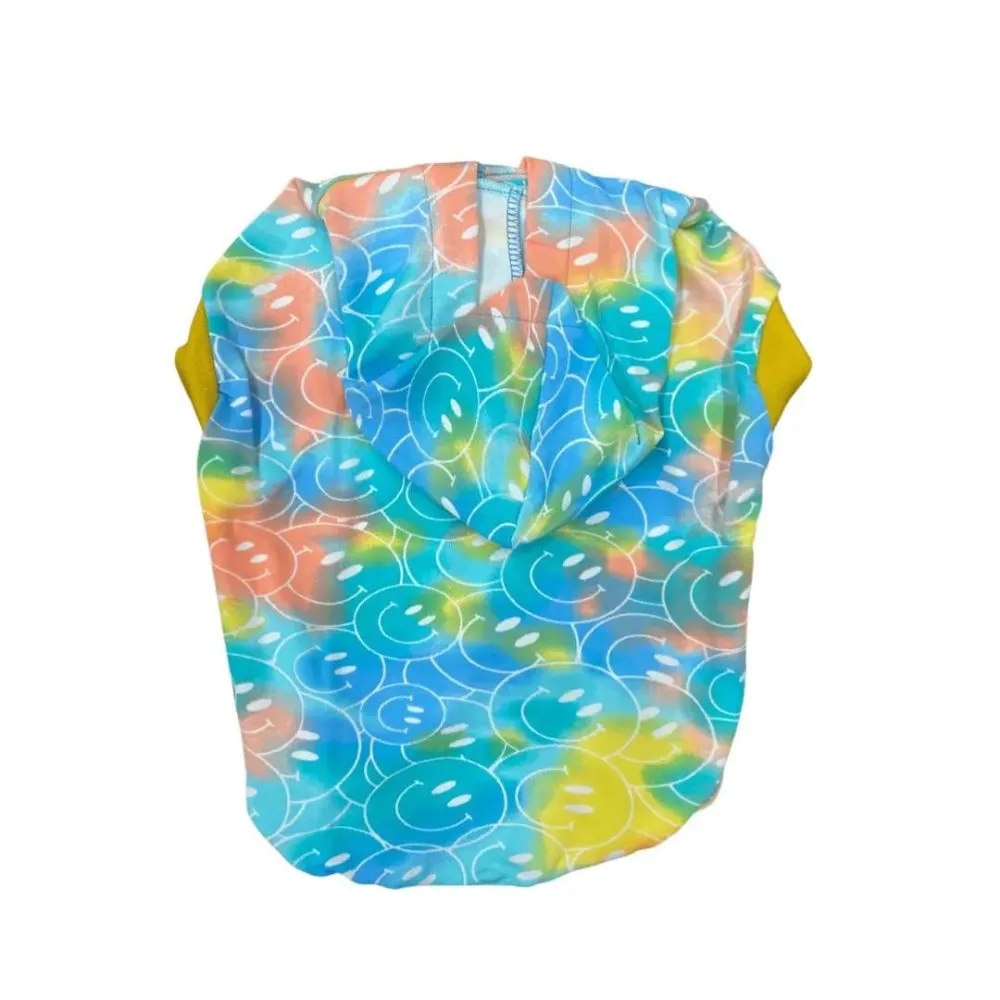 Summer Tie Dye Hoodie Blue