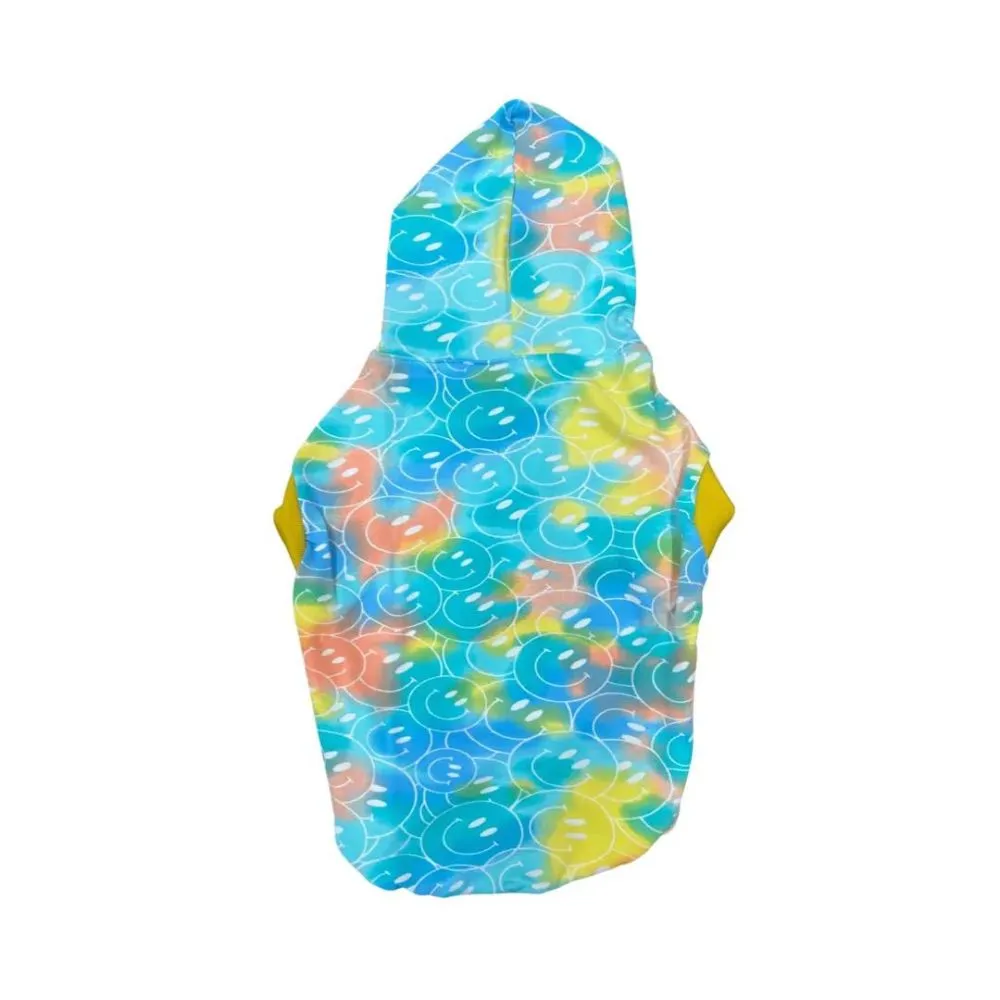 Summer Tie Dye Hoodie Blue