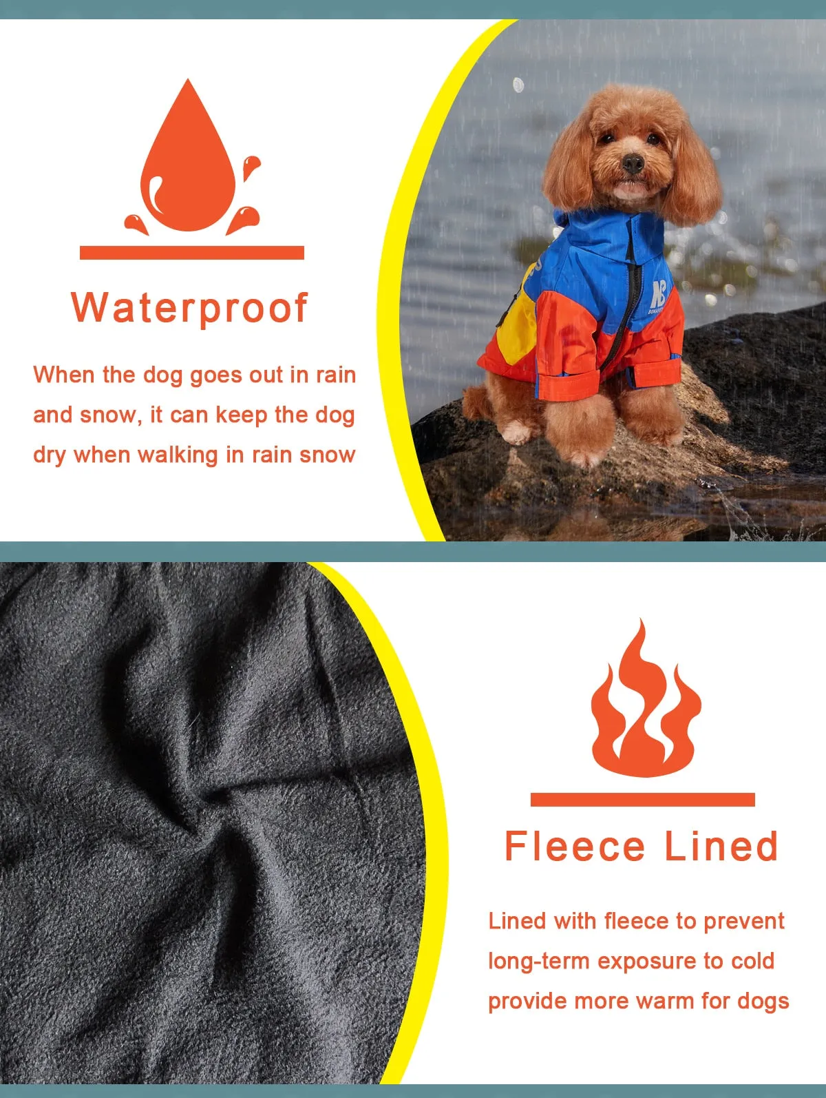 TEEK - Waterproof Warm Raincoat