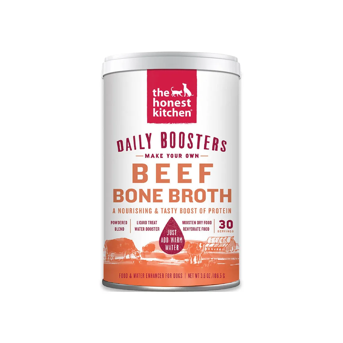 The Honest Kitchen Daily Boosters Bone Broth for Dogs & Cats