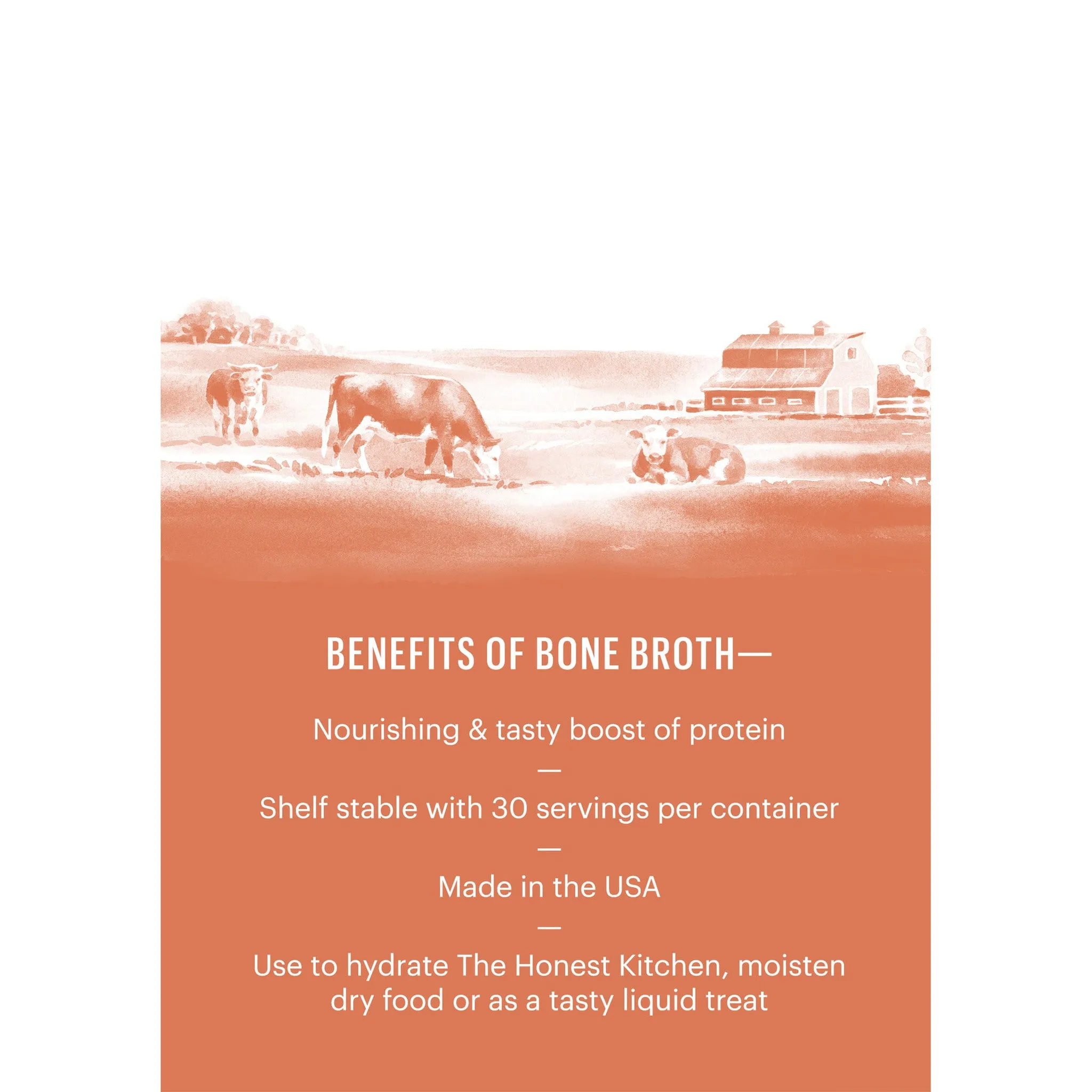 The Honest Kitchen Daily Boosters Bone Broth for Dogs & Cats