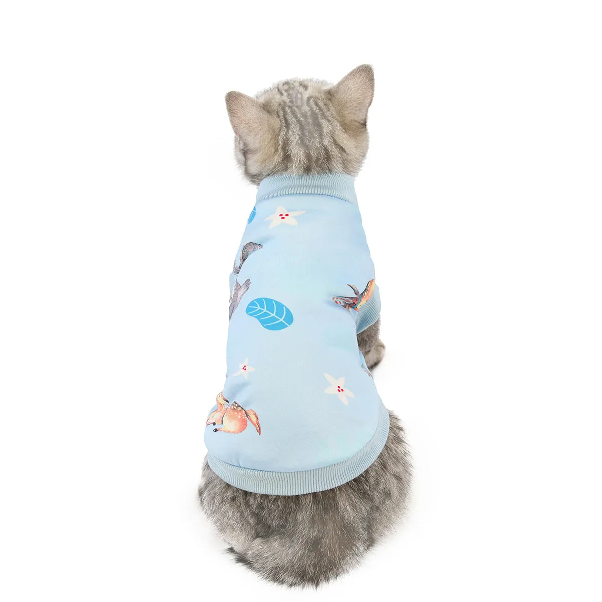 Warm autumn and winter pet cat clothes pet clothes