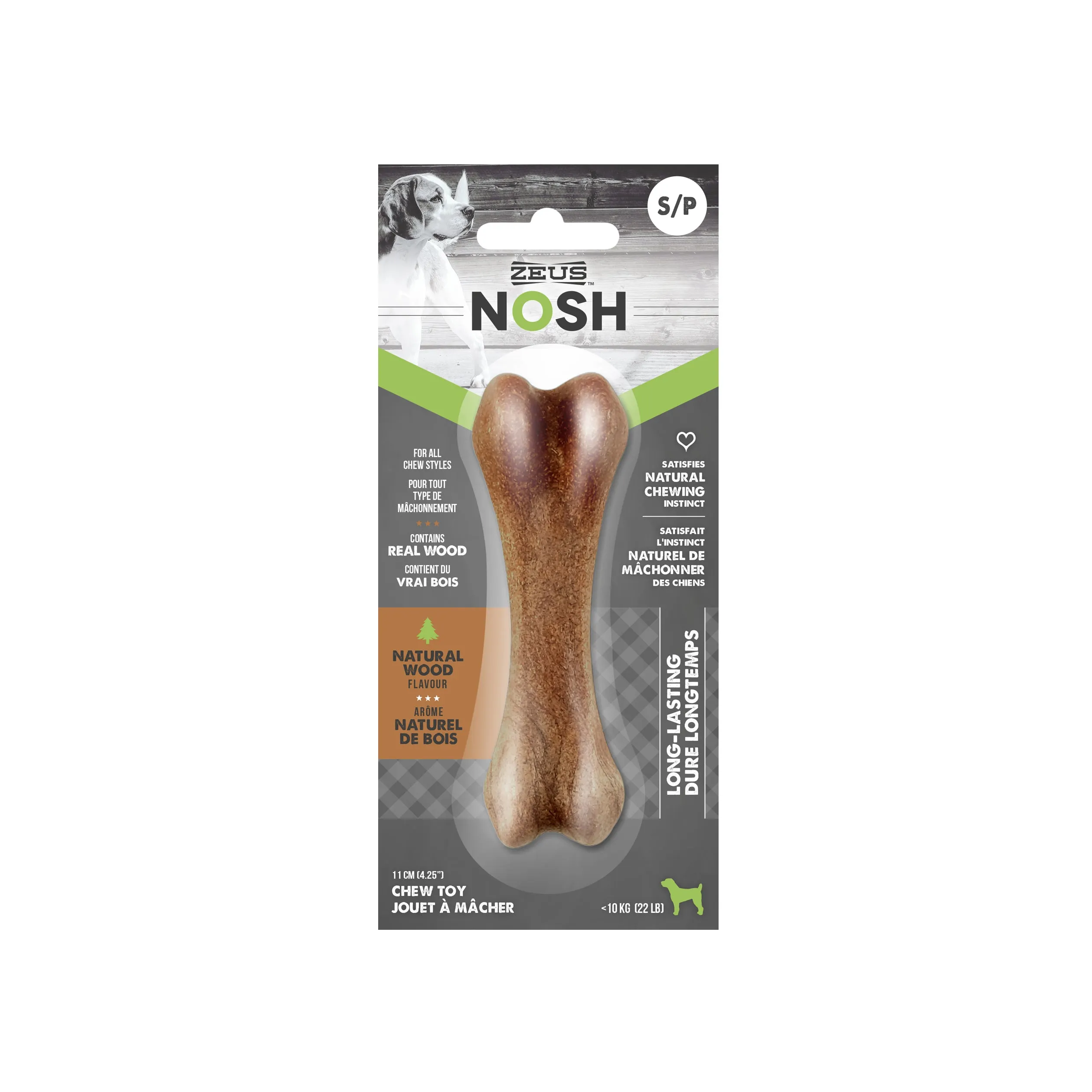 ZEUS NOSH Timber Wood Chew Bone